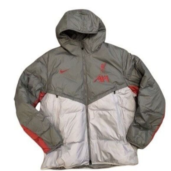 Nike x LFC Puffer Jacket Grey Size XL - Picture 1 of 3